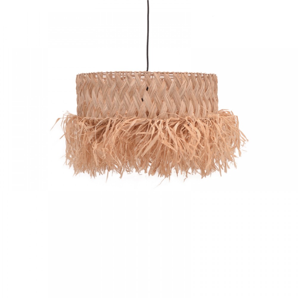 Φωτιστικό Οροφής Annhele Inart Sisal Σε Φυσικό Χρώμα Φ50X35Εκ