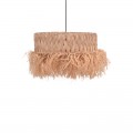Φωτιστικό Οροφής Annhele Inart Sisal Σε Φυσικό Χρώμα Φ50X35Εκ