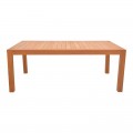 Τραπέζι Vocaly Pakoworld Teak Ξύλο Σε Φυσική Απόχρωση 200X100X75Εκ
