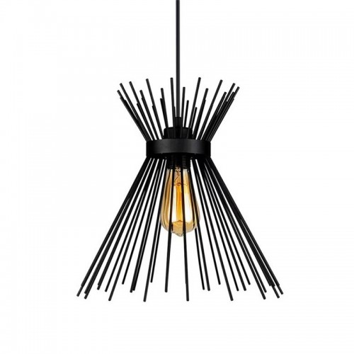 Φωτιστικό Οροφής Candle I Pakoworld E27 Μέταλλο Μαύρο Φ25X30Εκ
