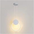 Φωτιστικό Οροφής Ganden Pakoworld Led Λευκό Μεταλλικό Φ26,5X20Εκ