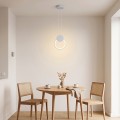 Φωτιστικό Οροφής Ganden Pakoworld Led Λευκό Μεταλλικό Φ26,5X20Εκ