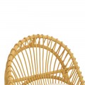 Πολυθρόνα Tromso Pakoworld Pe Rattan Σε Φυσική Απόχρωση Με Εκρού Χρώμα Μαξιλάρι 80X85X98Εκ