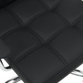 Καρέκλα Γραφείου Buleco Pakoworld Pu Σε Μαύρη Απόχρωση 56X46X74-86Εκ
