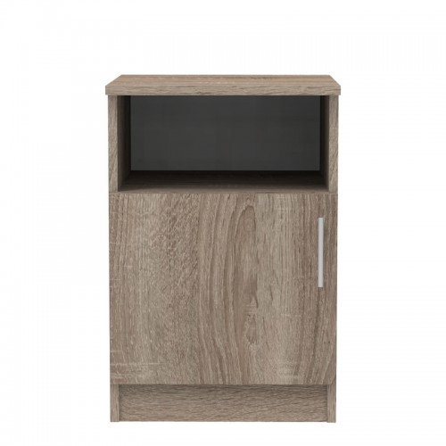 Κομοδίνο Galdi Pakoworld Σε Sonoma Truffle Απόχρωση 40X45X60Εκ