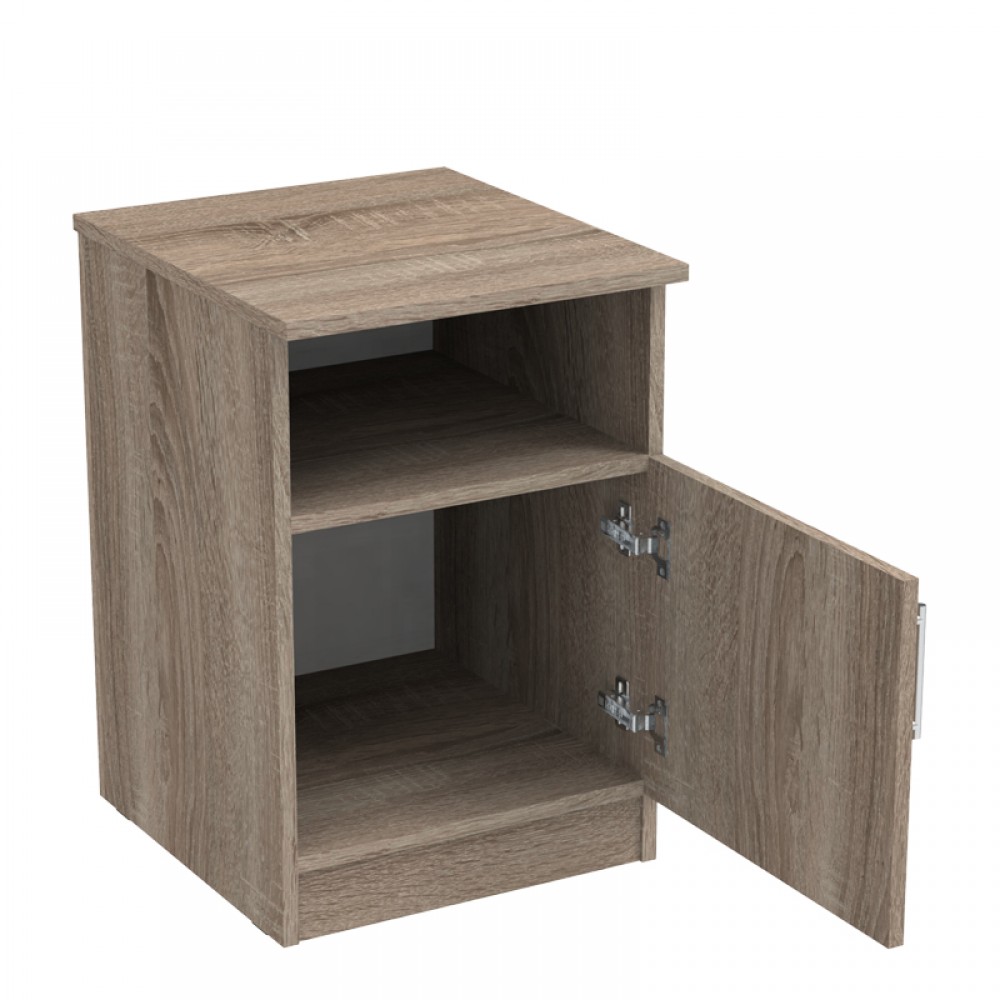 Κομοδίνο Galdi Pakoworld Σε Sonoma Truffle Απόχρωση 40X45X60Εκ