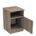 Κομοδίνο Galdi Pakoworld Σε Sonoma Truffle Απόχρωση 40X45X60Εκ