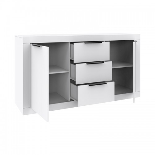 Μπουφές Doha Pakoworld Σε Λευκή Απόχρωση 150X45X80.5Εκ