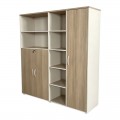 Βιβλιοθήκη Γραφείου Stark Pakoworld Σε Oak-Μπεζ Απόχρωση 160X40X200Εκ