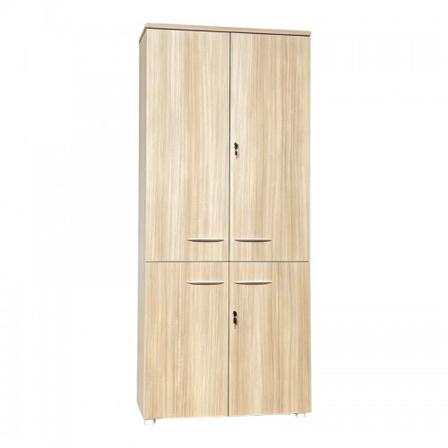 Ντουλάπα Γραφείου Stark Pakoworld Σε Oak-Μπεζ 80X40X200Εκ