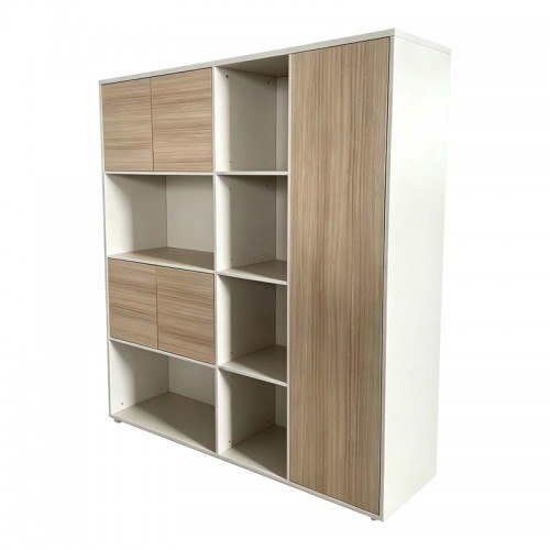 Βιβλιοθήκη Γραφείου Stark Pakoworld Μπεζ Oak 160X40X200Εκ