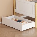 Παιδικό Κρεβάτι Bedria Pakoworld Τ. Montessori Ξύλο Σε Λευκή-Φυσική Απόχρωση 90X190Εκ