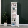 Ντουλάπι-Στήλη Desilia Pakoworld Mdf Λευκό 37X30X160Εκ