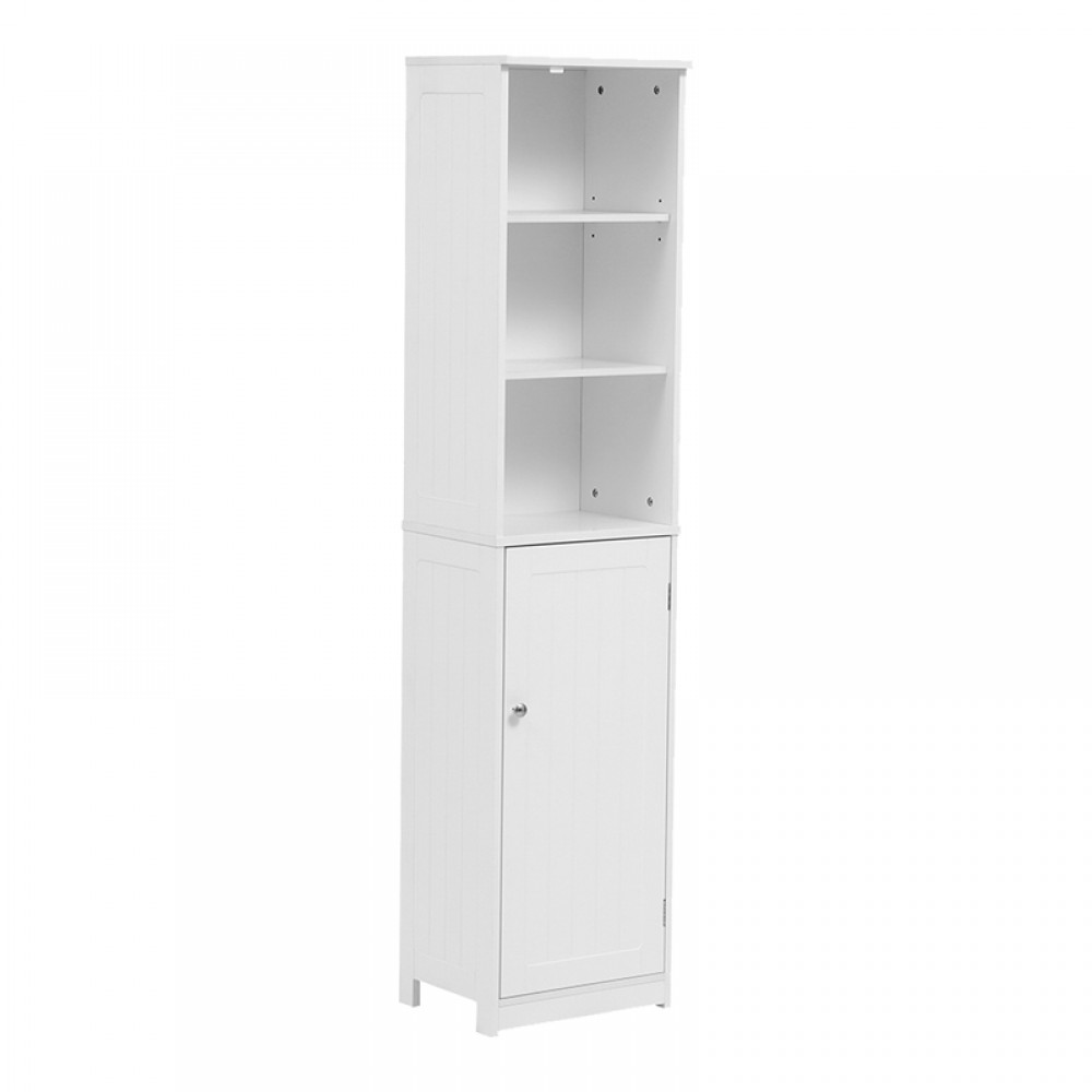 Ντουλάπι-Στήλη Desilia Pakoworld Mdf Λευκό 37X30X160Εκ
