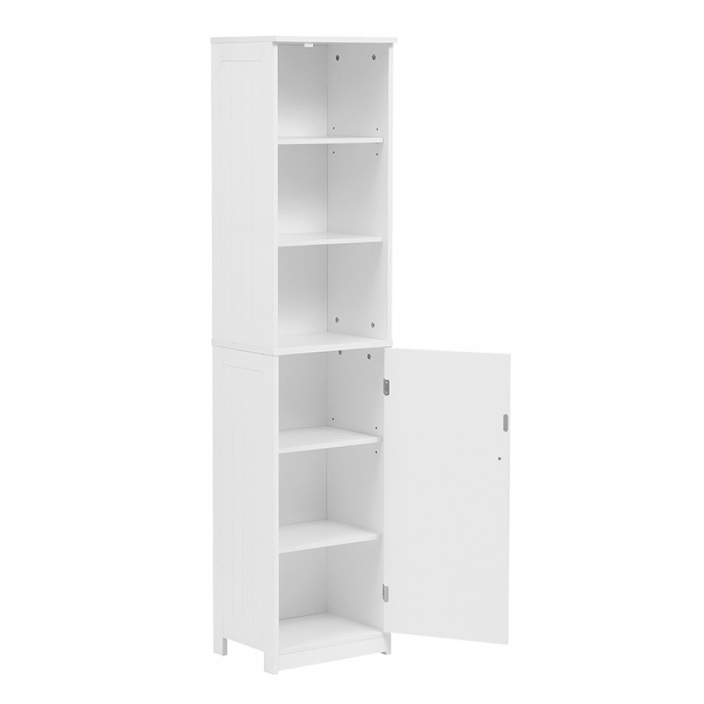 Ντουλάπι-Στήλη Desilia Pakoworld Mdf Λευκό 37X30X160Εκ