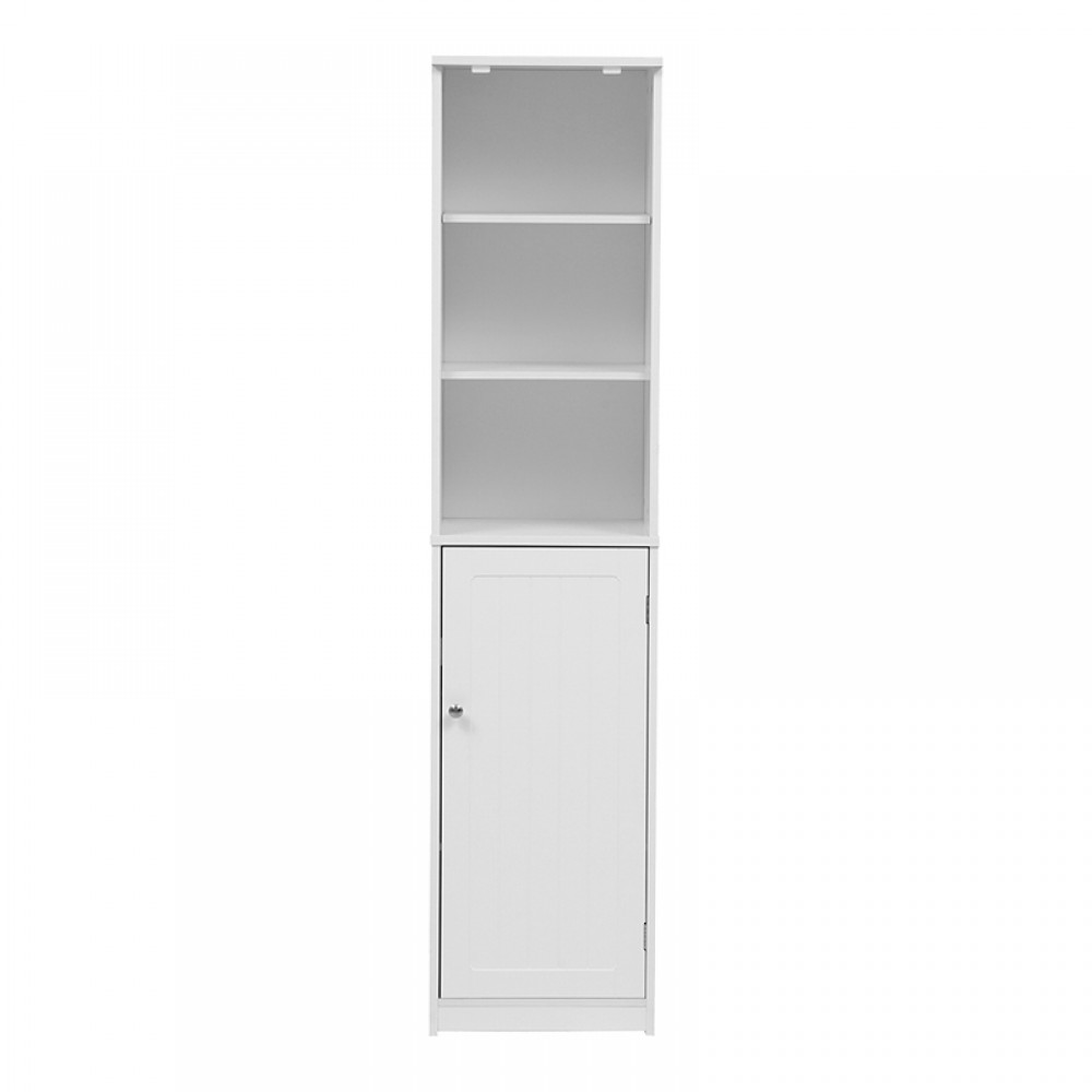 Ντουλάπι-Στήλη Desilia Pakoworld Mdf Λευκό 37X30X160Εκ