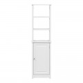 Ντουλάπι-Στήλη Larben Pakoworld Mdf Λευκό 40X33X150Εκ