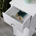 Ντουλάπι-Στήλη Chesy Pakoworld Mdf Λευκό 32X30X87Εκ