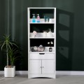 Ντουλάπι-Στήλη Sejo Pakoworld Mdf Λευκό 60X32.5X154Εκ