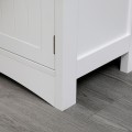 Ντουλάπι-Στήλη Sejo Pakoworld Mdf Λευκό 60X32.5X154Εκ
