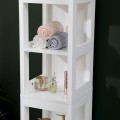 Ντουλάπι-Στήλη Kelby Pakoworld Mdf Λευκό 30X30X144Εκ