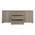 Μπουφές Kalya Pakoworld Σε Sonoma Απόχρωση 220X49X89.5Εκ