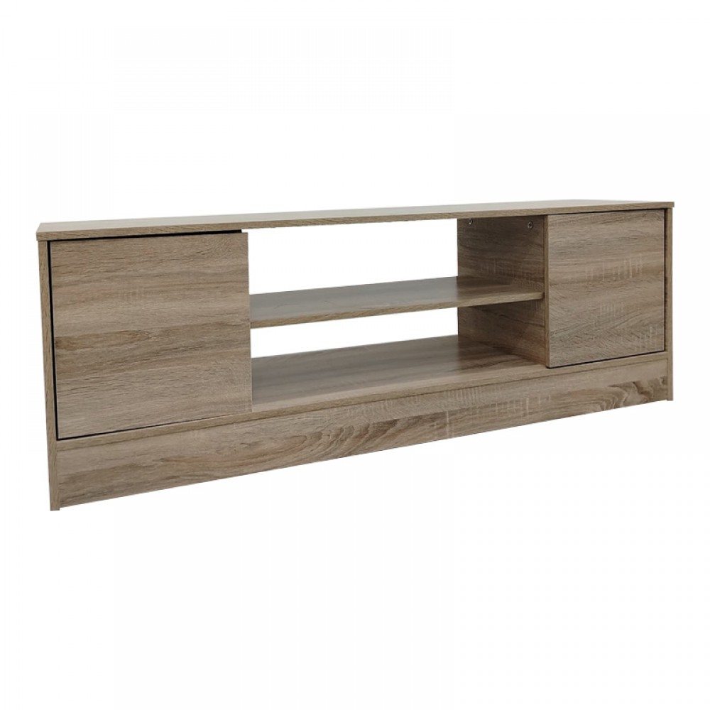 Έπιπλο Τηλεόρασης Sasa Pakoworld Σε Sonoma Απόχρωση 120X35X41.5Εκ