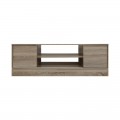 Έπιπλο Τηλεόρασης Sasa Pakoworld Σε Sonoma Απόχρωση 120X35X41.5Εκ