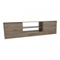 Έπιπλο Τηλεόρασης Sasa Pakoworld Σε Sonoma Απόχρωση 150X35X41.5Εκ