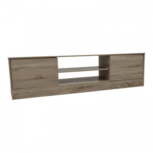 Έπιπλο Τηλεόρασης Sasa Pakoworld Σε Sonoma Απόχρωση 150X35X41.5Εκ