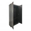 Ντουλάπα Δίφυλλη Athos Pakoworld Σε Wenge Απόχρωση 80X42X180Εκ