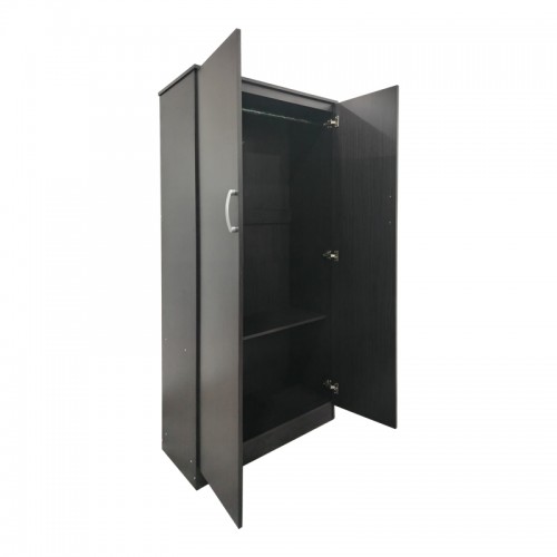 Ντουλάπα Δίφυλλη Athos Pakoworld Σε Wenge Απόχρωση 80X42X180Εκ
