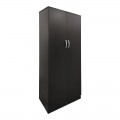 Ντουλάπα Δίφυλλη Athos Pakoworld Σε Wenge Απόχρωση 80X42X180Εκ