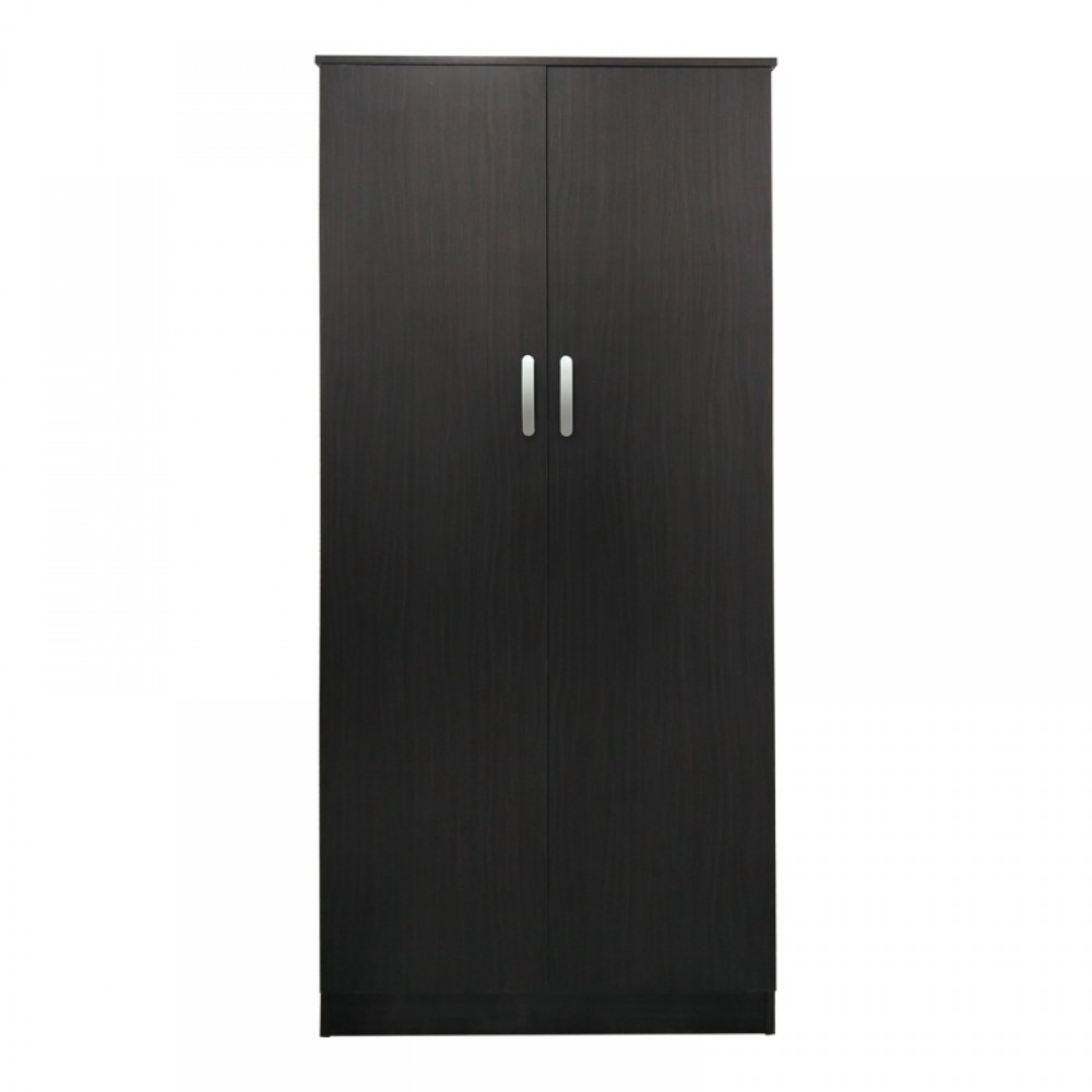 Ντουλάπα Δίφυλλη Athos Pakoworld Σε Wenge Απόχρωση 80X42X180Εκ