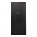 Ντουλάπα Δίφυλλη Athos Pakoworld Σε Wenge Απόχρωση 80X42X180Εκ