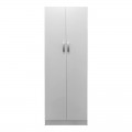 Ντουλάπα Δίφυλλη Athos Pakoworld Σε Λευκή Απόχρωση 60X42X180Εκ