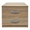 Κομοδίνο Athos Pakoworld Σε Sonoma Απόχρωση 48X40X41.5Εκ