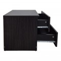Κομοδίνο Athos Pakoworld Σε Wenge Απόχρωση 48X40X41.5Εκ