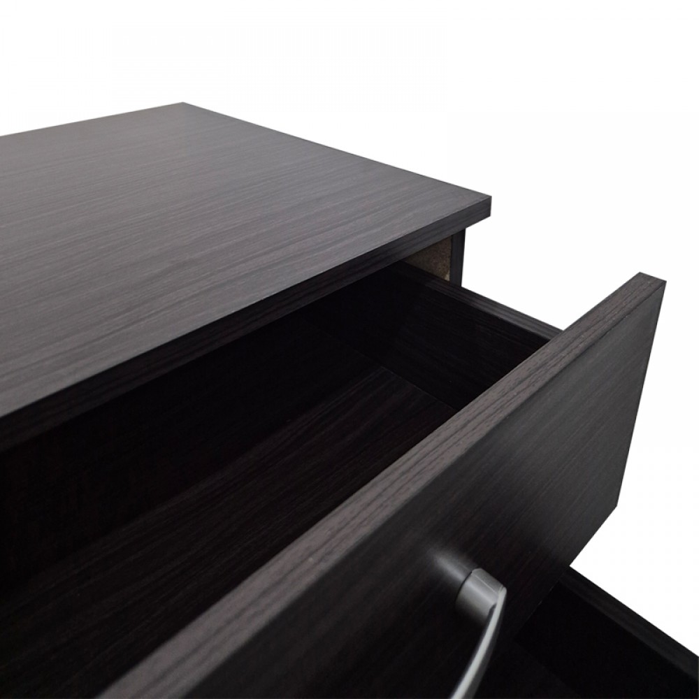 Κομοδίνο Athos Pakoworld Σε Wenge Απόχρωση 48X40X41.5Εκ