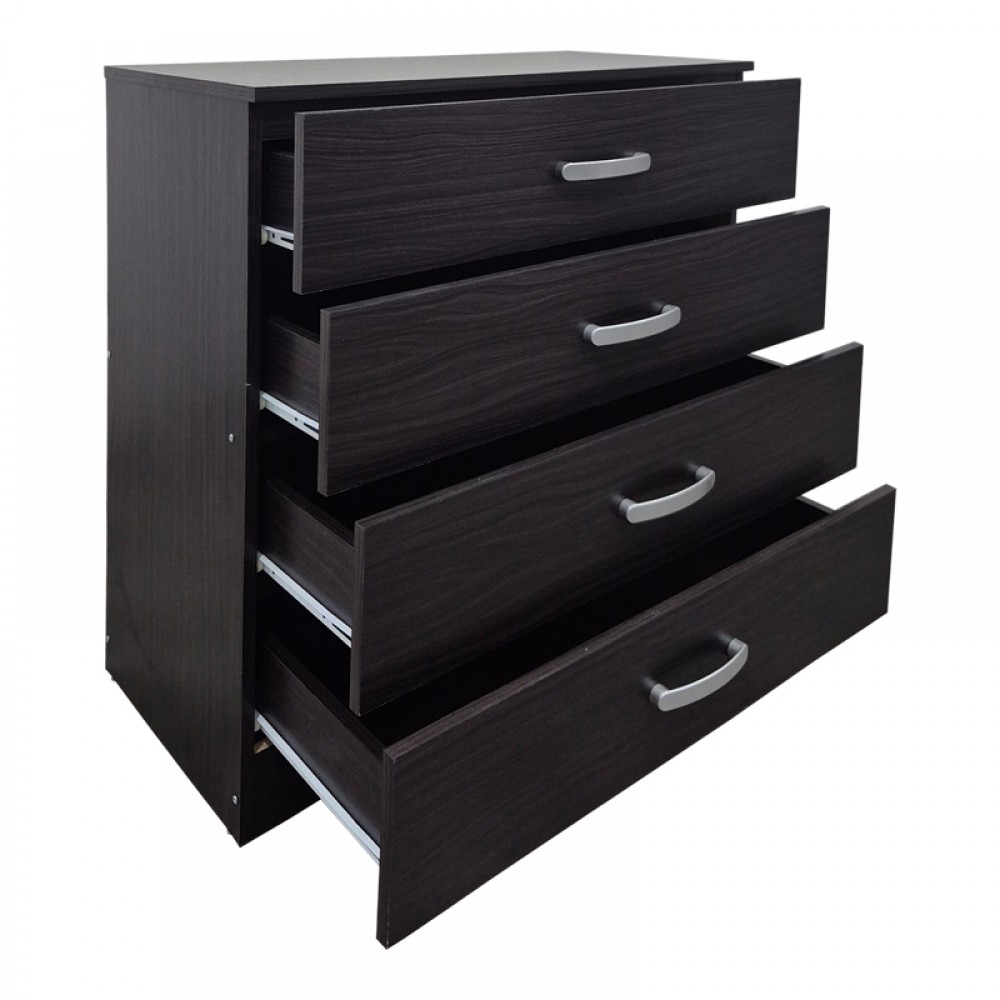 Συρταριέρα Athos Pakoworld Σε Wenge Απόχρωση 80X40X79Εκ