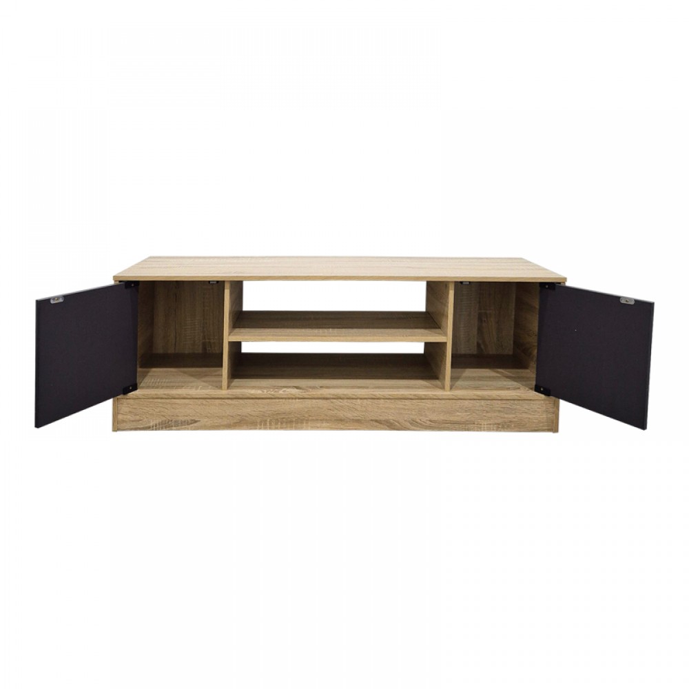 Έπιπλο Τηλεόρασης Sasa Pakoworld Sonoma-Ανθρακί 120X35X41.5Εκ