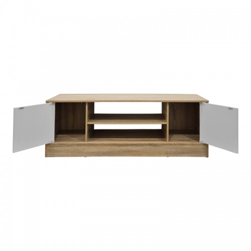 Έπιπλο Τηλεόρασης Sasa Pakoworld Sonoma-Λευκό 120X35X41.5Εκ