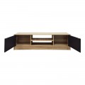 Έπιπλο Τηλεόρασης Sasa Pakoworld Sonoma-Ανθρακί 150X35X41.5Εκ