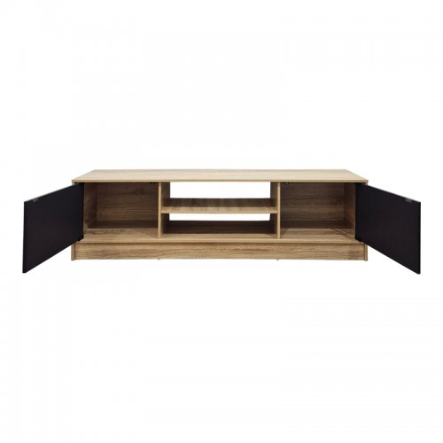 Έπιπλο Τηλεόρασης Sasa Pakoworld Sonoma-Ανθρακί 150X35X41.5Εκ