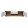 Έπιπλο Τηλεόρασης Sasa Pakoworld Sonoma-Λευκό 150X35X41.5Εκ