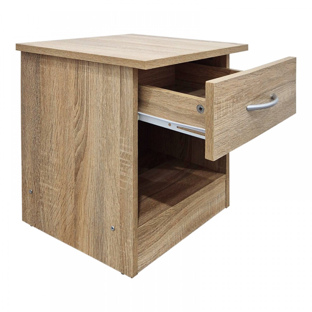 Κομοδίνο Bedy Pakoworld Sonoma 40X34X42Εκ