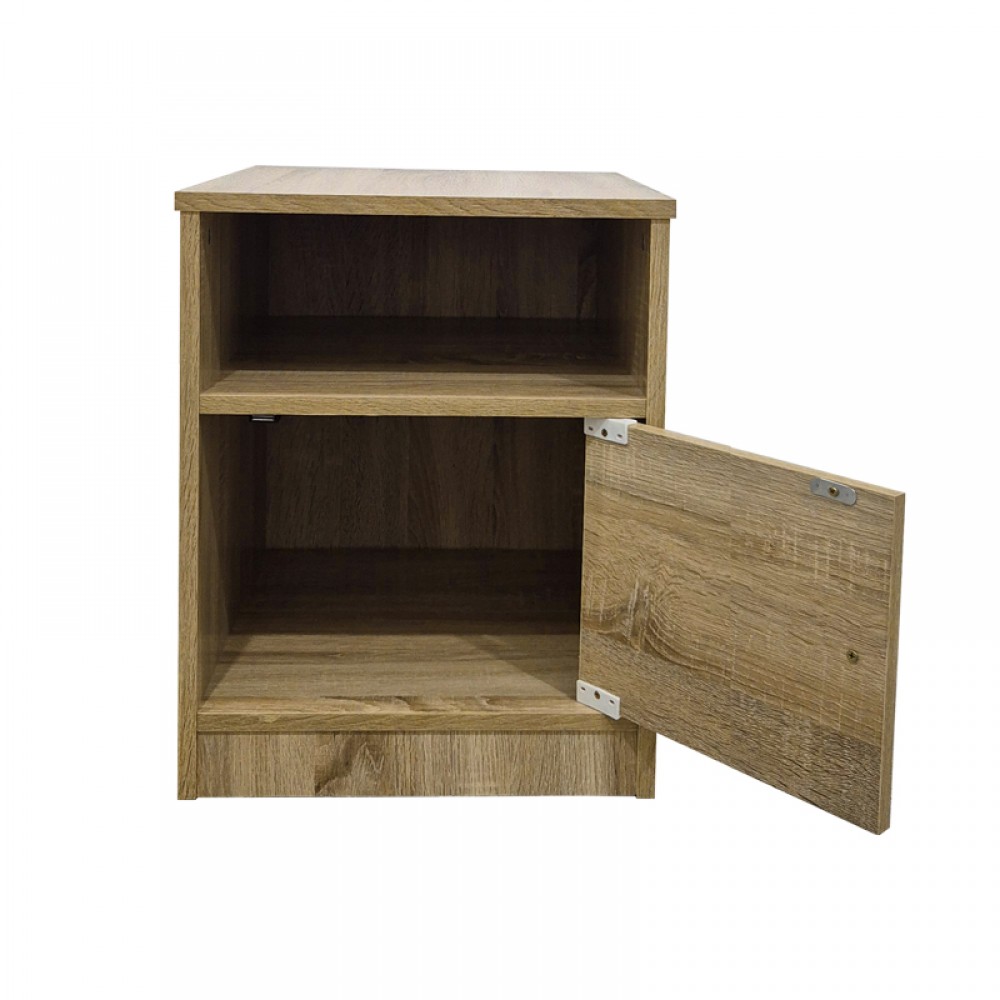 Κομοδίνο Lenea Pakoworld Sonoma 40X40X50Εκ