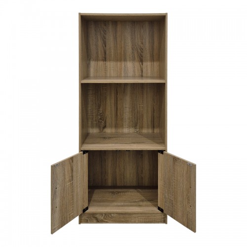 Βιβλιοθήκη Tekaro Pakoworld Sonoma 60X30X120Εκ