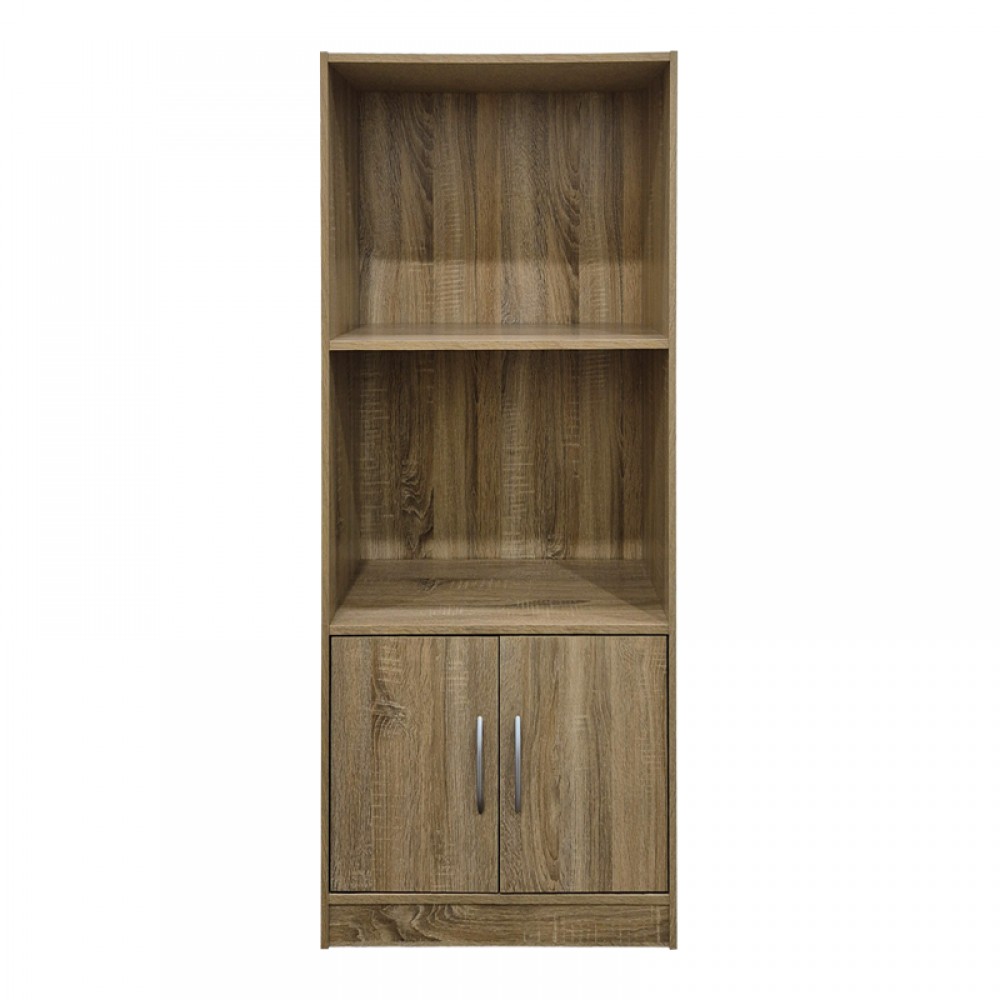 Βιβλιοθήκη Tekaro Pakoworld Sonoma 60X30X120Εκ