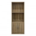 Βιβλιοθήκη Tekaro Pakoworld Sonoma 60X30X120Εκ